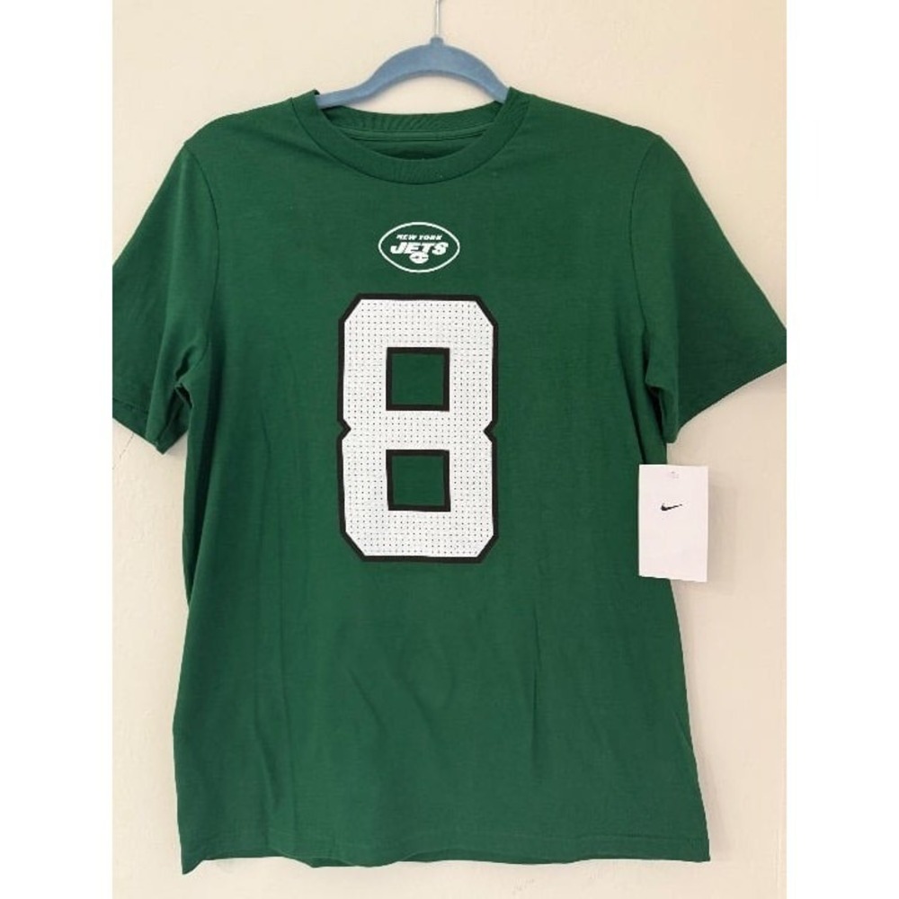 New York Jets NFL Aaron Rodgers #8 YOUTH Nike T-shirt - Size Large New NWT